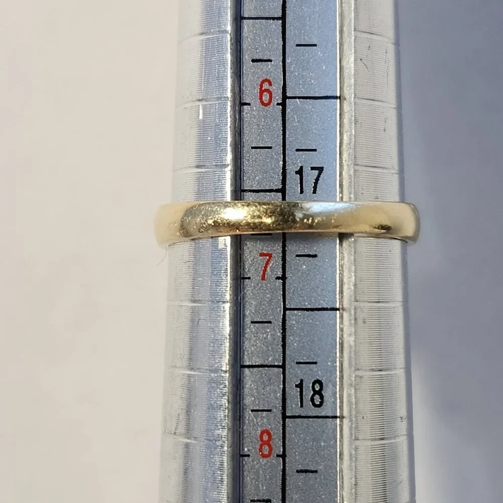 One Estate Owned 80's 14K Solid Gold Citrine & Diamonds 2.80cts 3.28g Ring Sz 7 - Picture 10 of 15